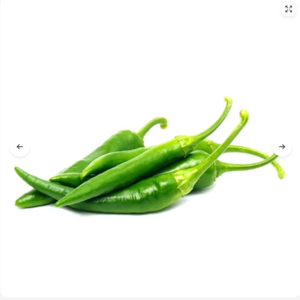 Fresh Green Chillies 1kg